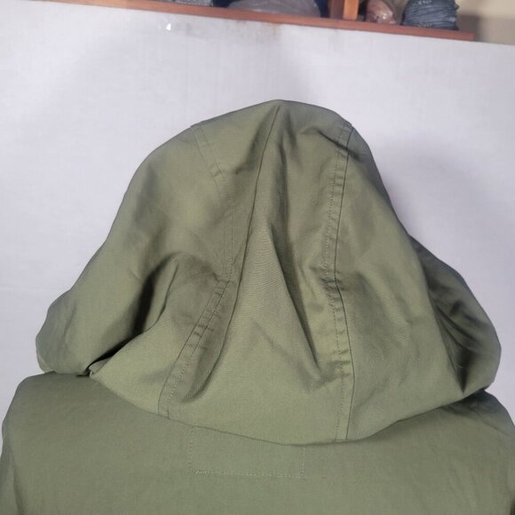 Everlane Women's The City Anorak Hooded Jacket Surplus Olive Green Size S - Picture 9 of 16
